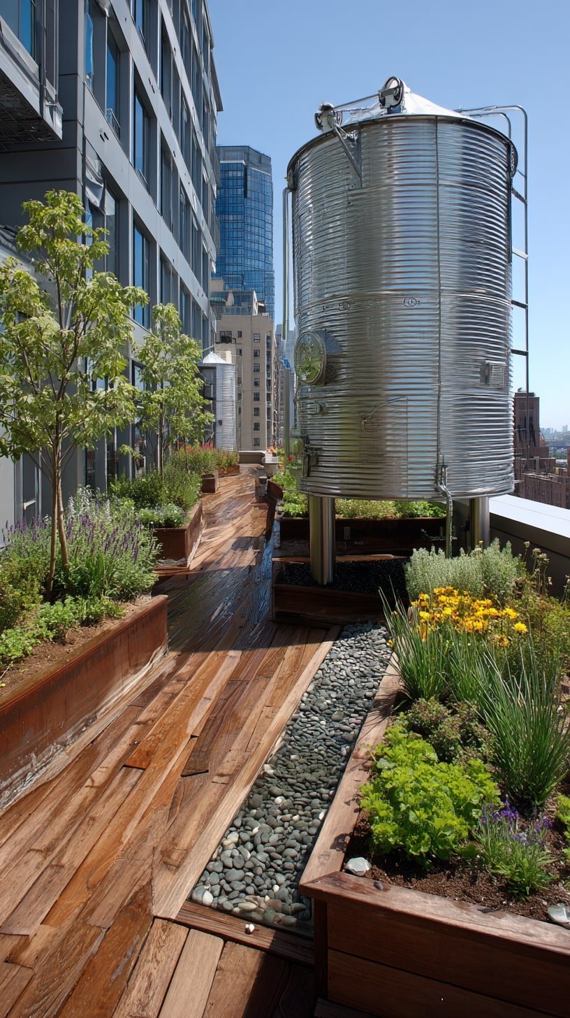 Elevate Steel Tanks for Gravity-Fed Fermentation Water
