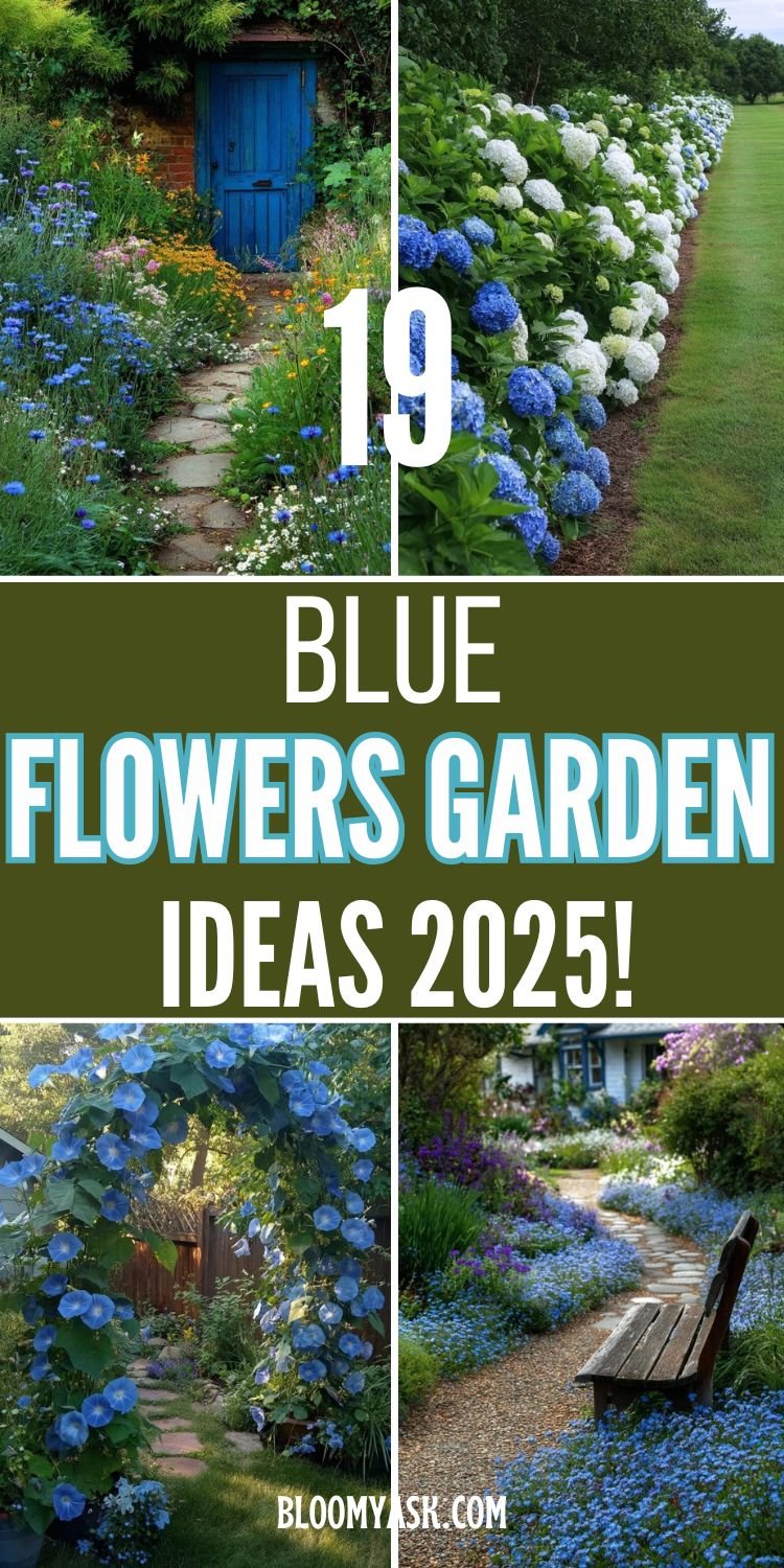 19+ Blue Flowers Garden Ideas (For A Calm, Cottage-Inspired Look)